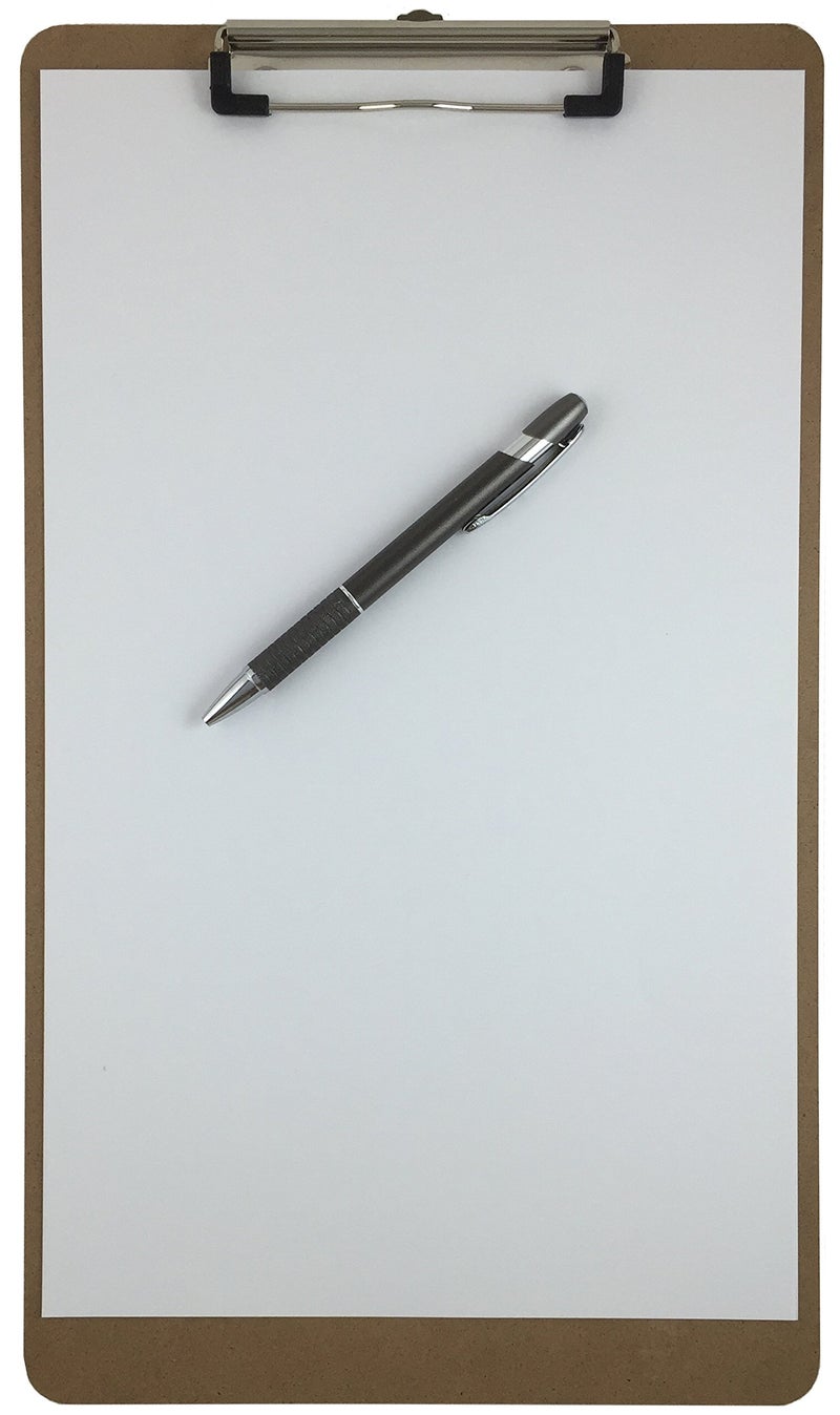 Trade Quest Legal Size Clipboard Low Profile Clip 9'' x 15'' Single (Pack of 1) - Image 3